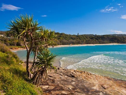 North Stradbroke Island, Australia: Flying to Brisbane