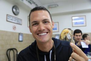 Nate loved his loukoumades!