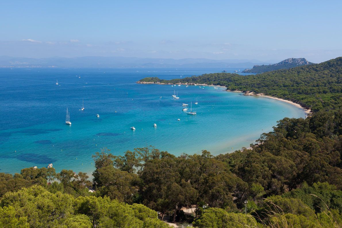 Notre Dame beach in Porquerolles - Best beaches in Europe