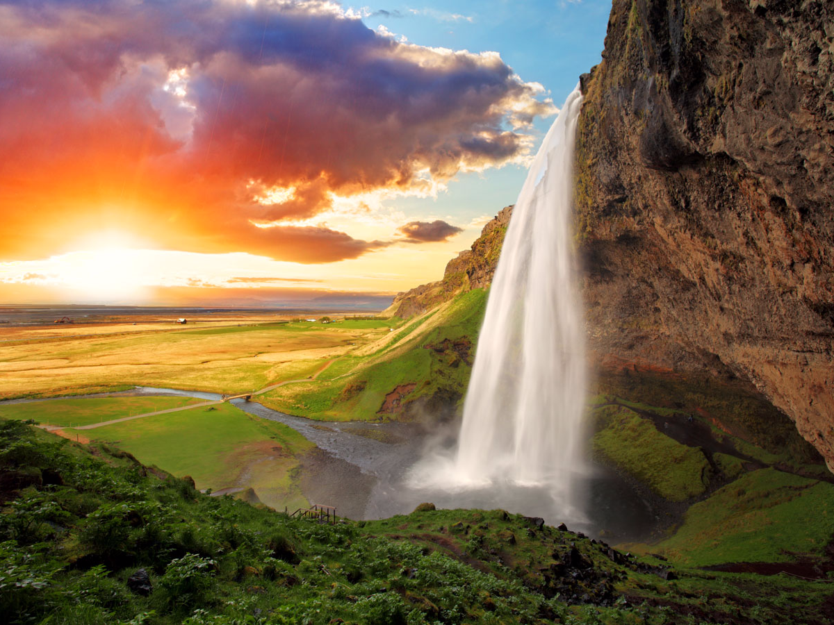 Seljalandsfoss Waterfall — ??rsmerkurvegur, Iceland
